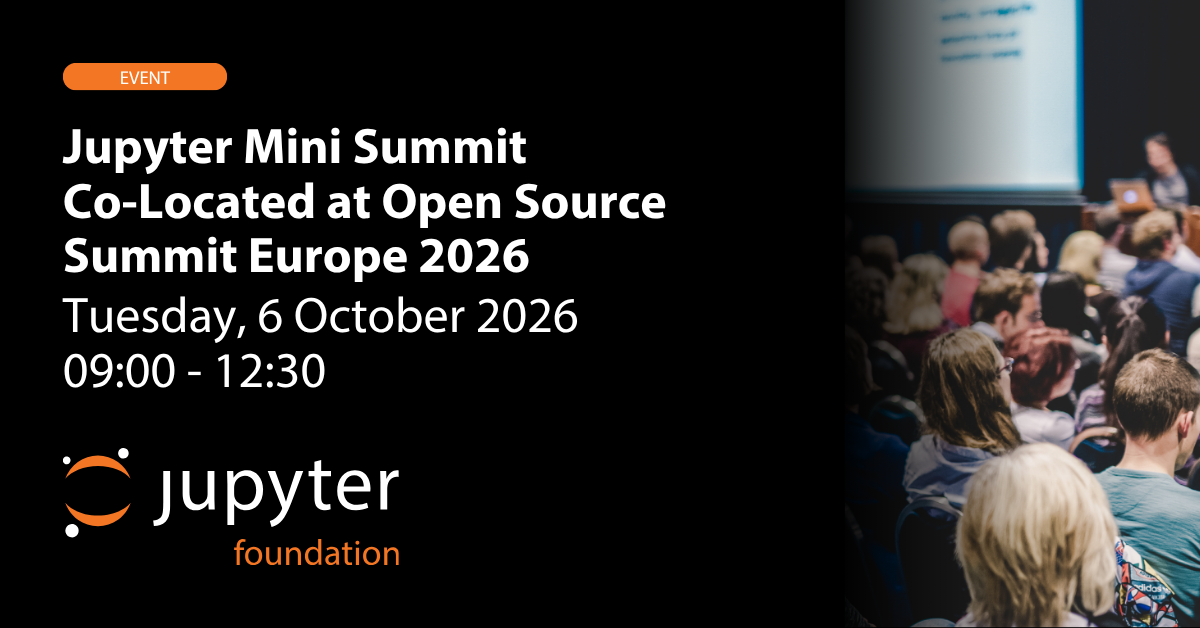 Jupyter Mini Summit at Open Source Summit Europe 2026